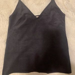 Wilfred free (aritzia) suede tank top
